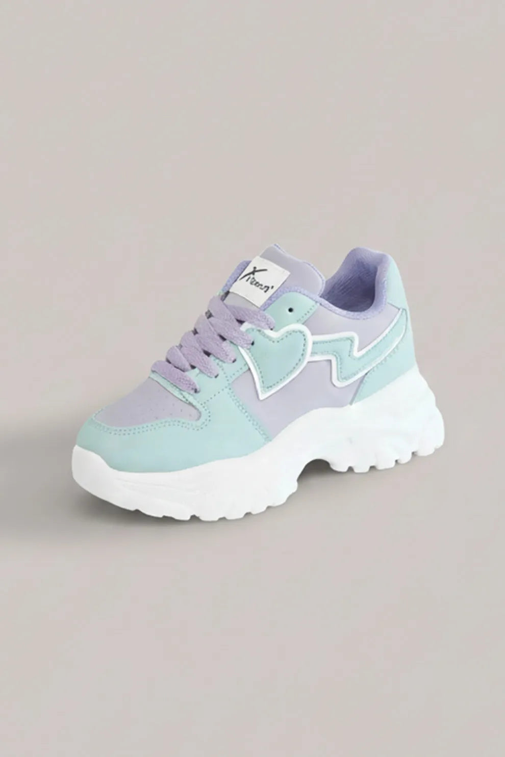 Women’s Pastel Chunky Sneakers – Thick Sole Casual Shoes