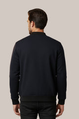 Men’s Classic Black Bomber Jacket