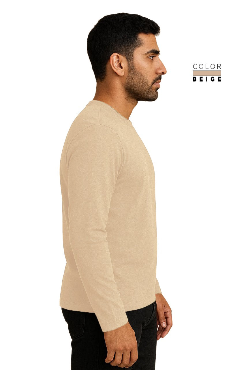 Full Sleeve Tee - BEIGE