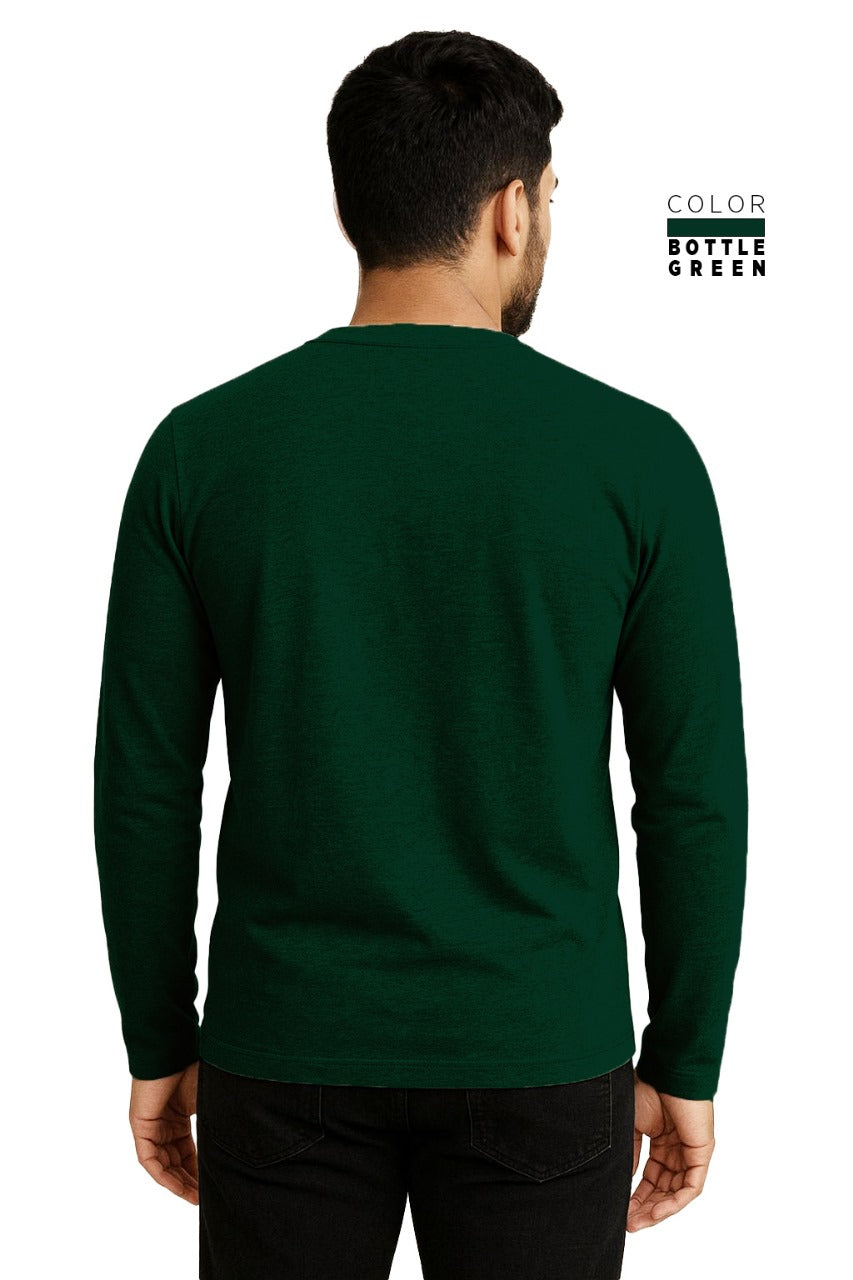Full Sleeve Tee - BOTTLE GREEN