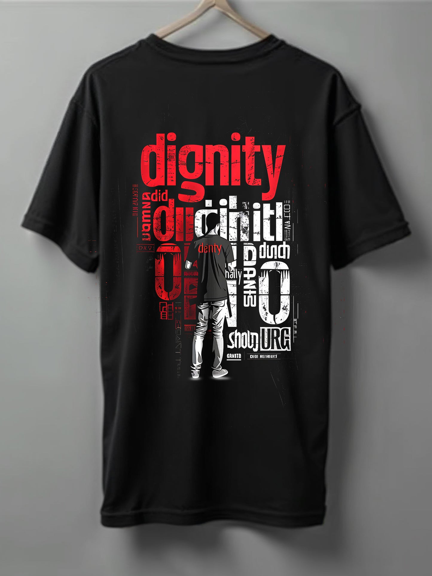 Printed Tee Drop shoulder Dignity