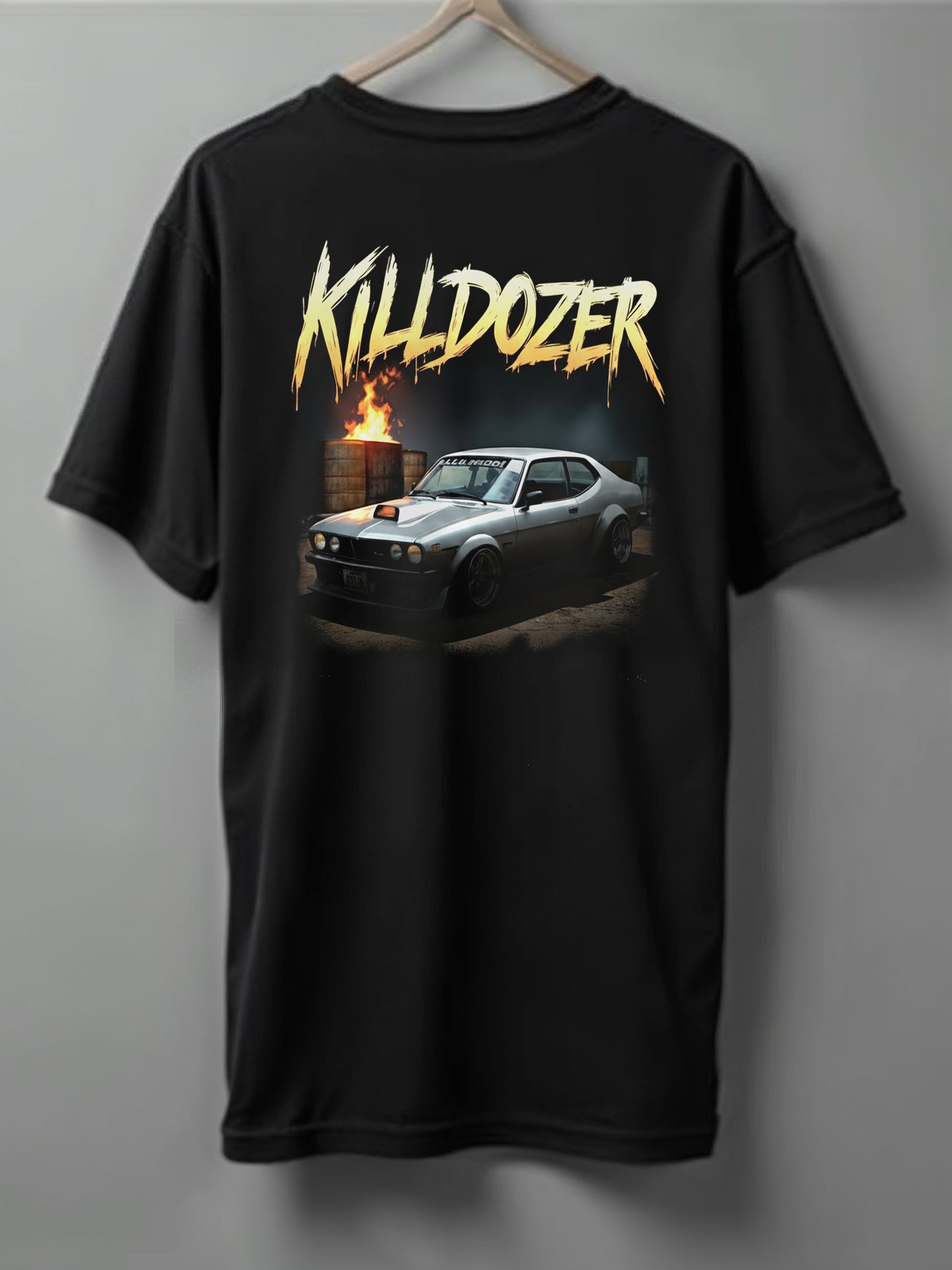 Printed Tee Drop shoulder Kill Dozer