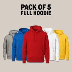 Pack of 5 Full Sleeve Hoodies