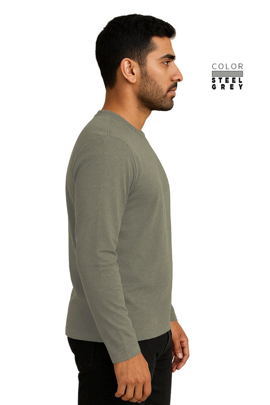 Full Sleeve Tee - STEEL GREY