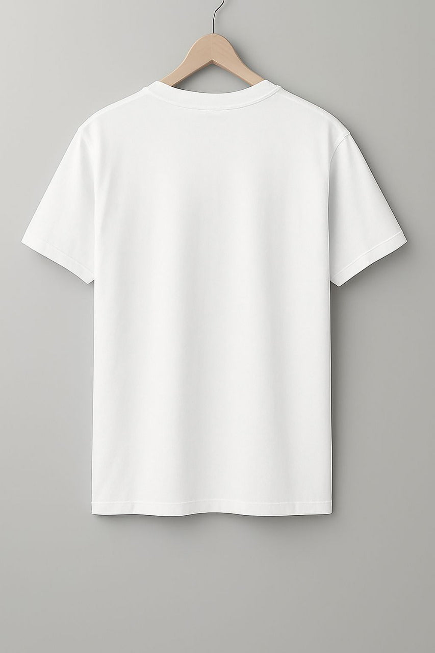 Push Your Limit White, Black & Maroon T-Shirt