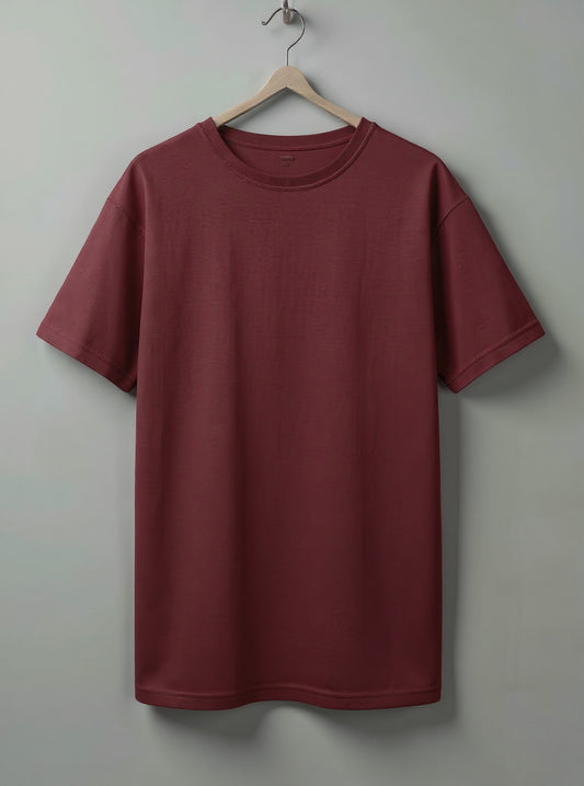 Youth Oversized T-Shirt – Black & Maroon