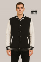 Baseball Jacket Line – Black & White Bold Style