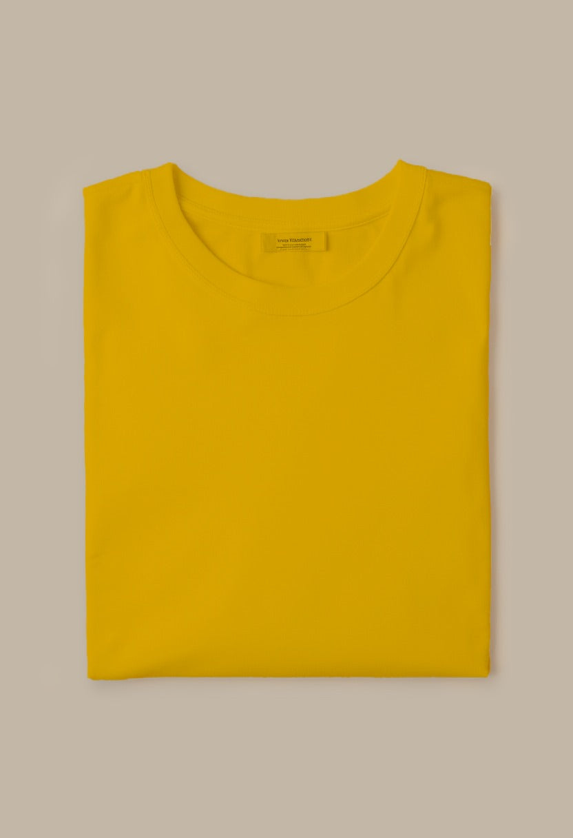 Short Sleeve T-Shirt -Mustard Yellow
