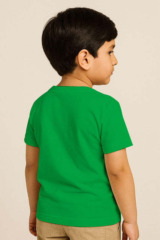 Kids Basic Tee -Parrot Green
