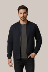 Men’s Classic Black Bomber Jacket