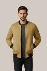 Men’s Classic Camel Bomber Jacket