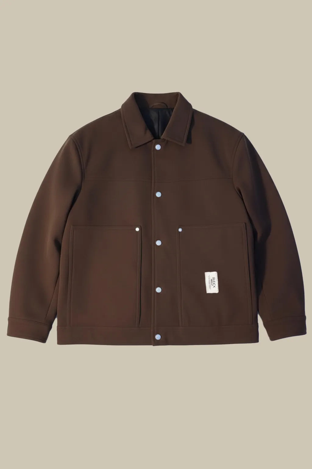 Stylish Button Down Jacket – Brown