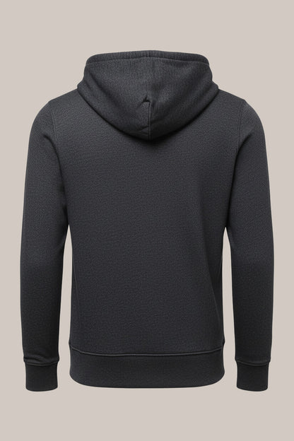 Men’s Classic Dark Grey Zipper Hoodie – Everyday Comfort Collection