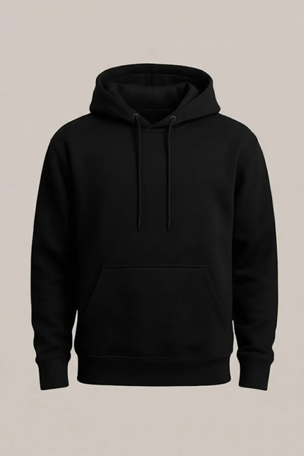 Women’s Classic Black Pullover Hoodie – Comfortable & Stylish
