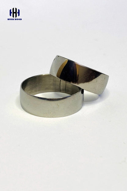 Stainless Steel Plain Band Ring – Minimal Classic Design