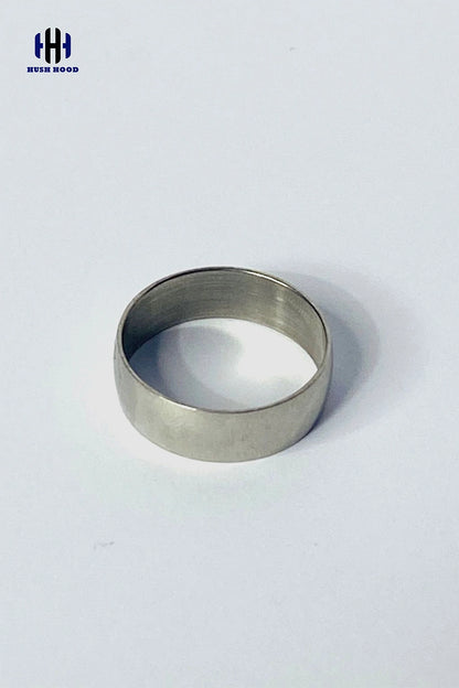 Stainless Steel Plain Band Ring – Minimal Classic Design
