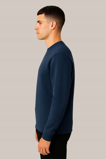 Dark Blue Sweatshirt – Everyday Ease, Timeless Look