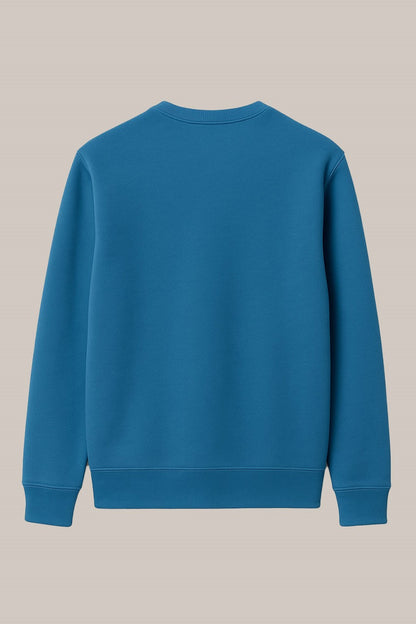 Sea Blue Sweatshirt – Everyday Ease, Timeless Look