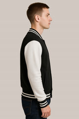 Baseball Jacket Line – Black & White Bold Style
