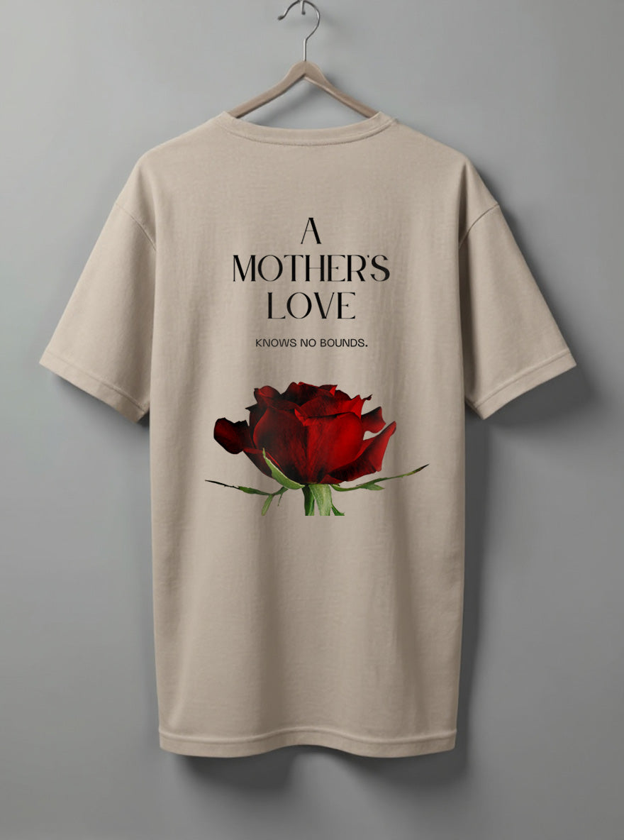 A Mother’s Love Oversized T-Shirt – Black, White & Beige