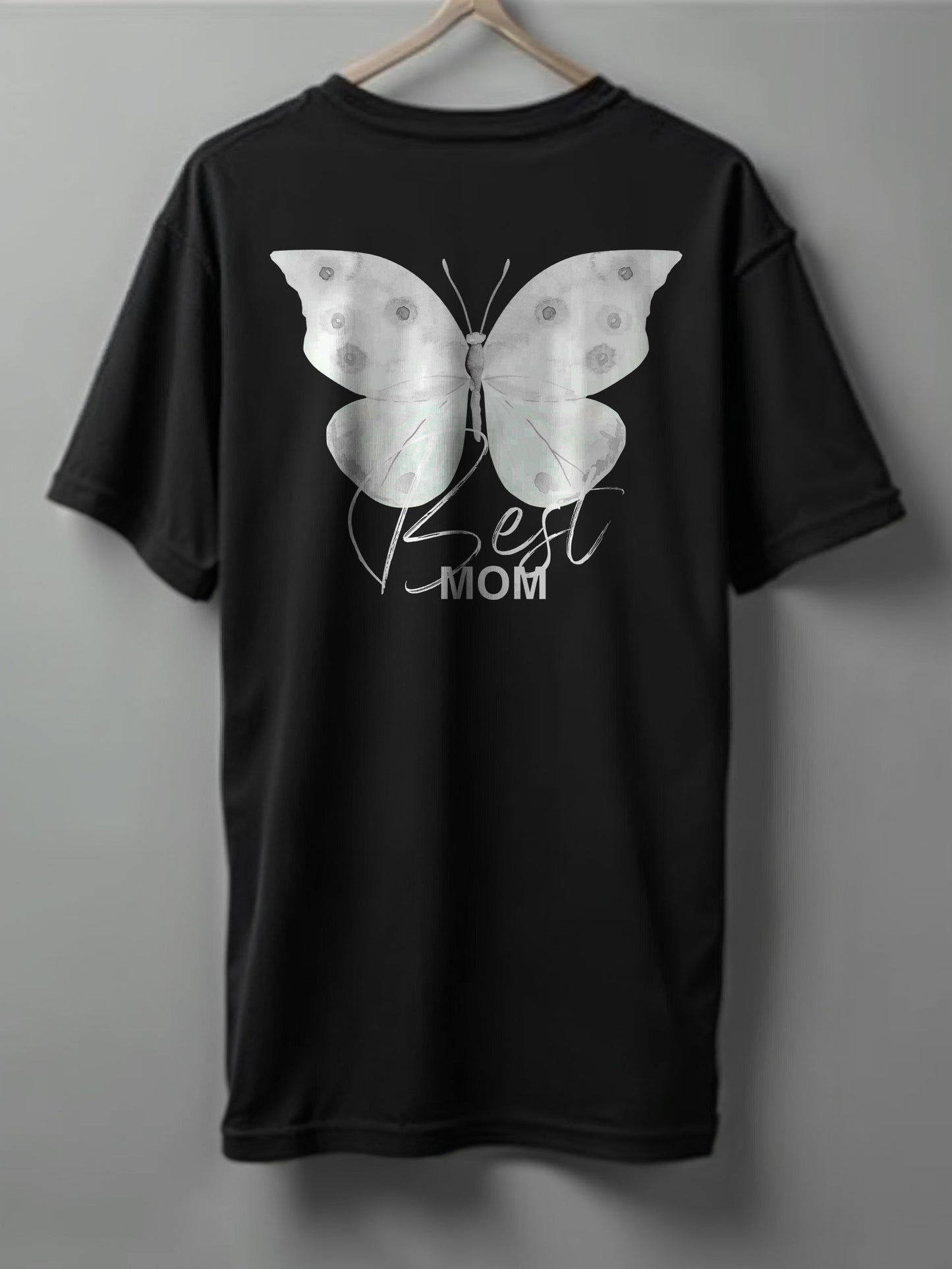 Best Mom Oversized T-Shirt – White, Black & Beige