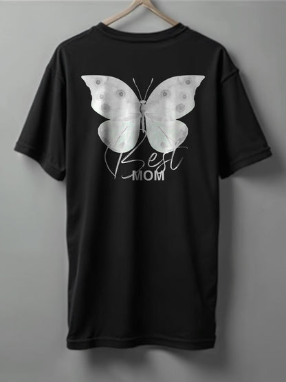 Best Mom Oversized T-Shirt – White, Black & Beige