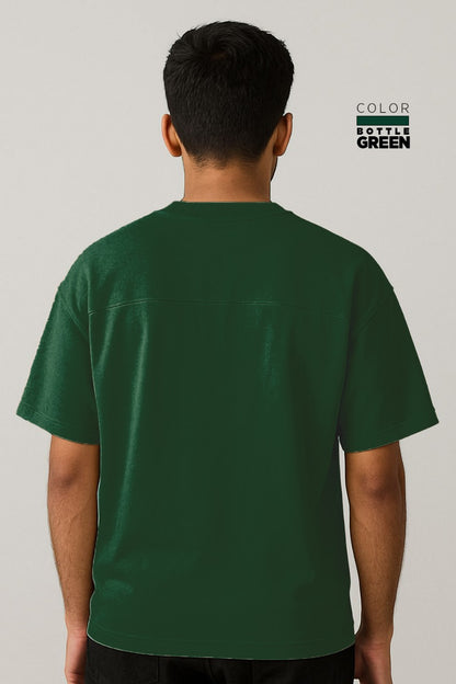 Drop-shoulder Tee - BOTTLE GREEN