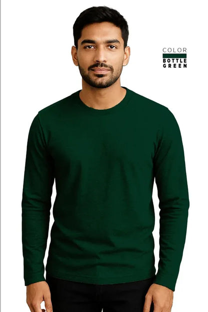 Full Sleeve Tee - BOTTLE GREEN