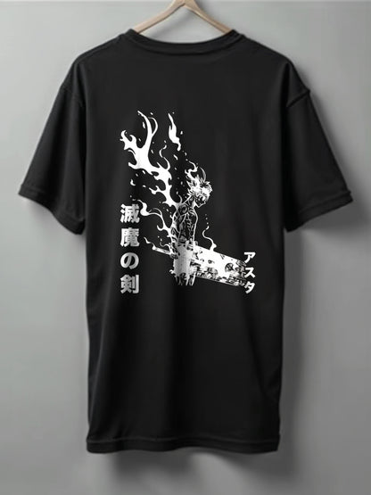 Printed Tee Drop shoulder Clover Asta