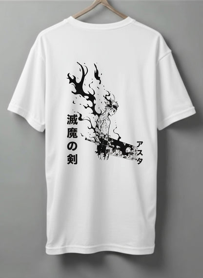 Printed Tee Drop shoulder Clover Asta