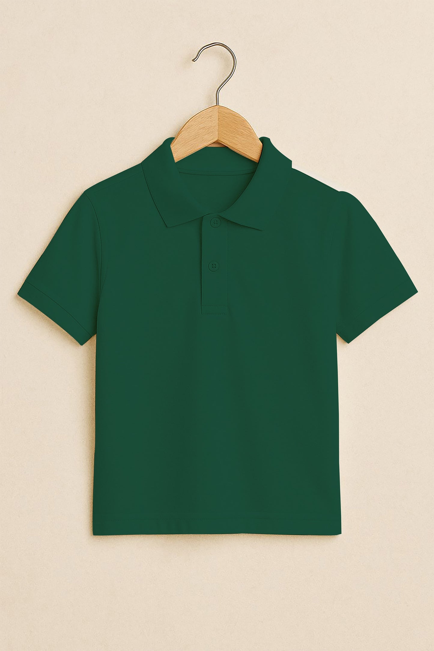 Kids Polo T-shirts - Bottle Green