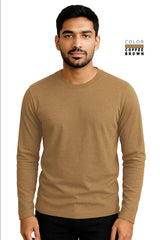 Full Sleeve Tee - COFFEE BROWN