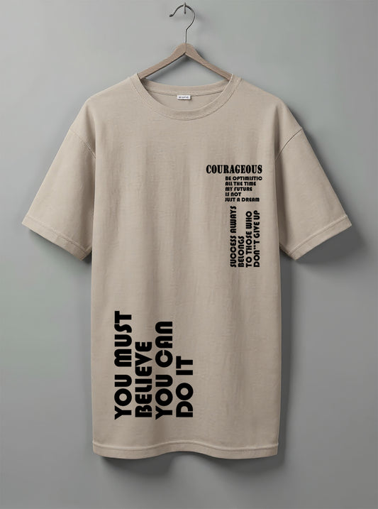 Courageous Oversized T-Shirt – Vibrant Colors