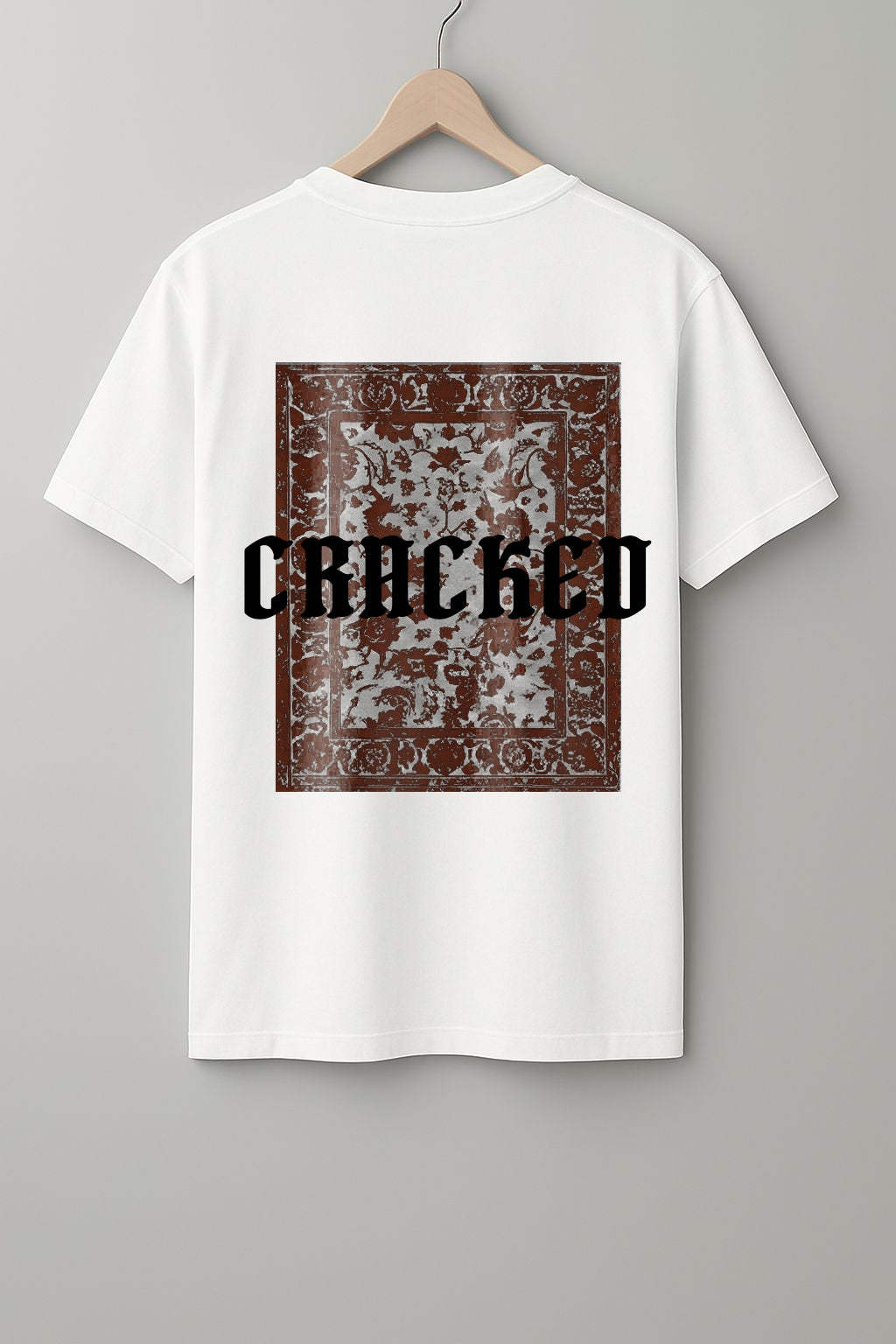 Cracked T-Shirt - Black & White