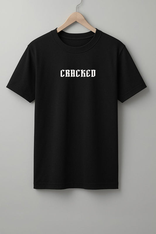 Cracked T-Shirt - Black & White