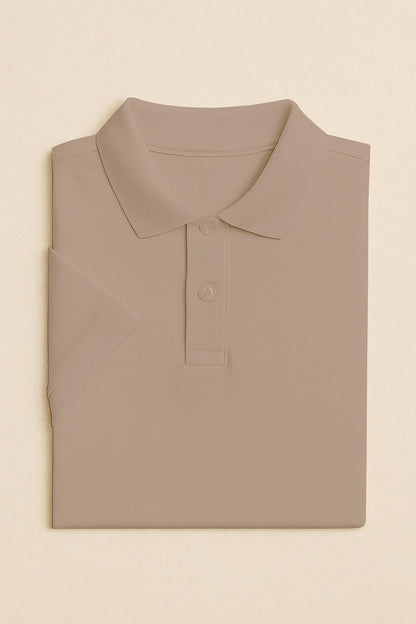 Kids Polo T-shirts - Camel