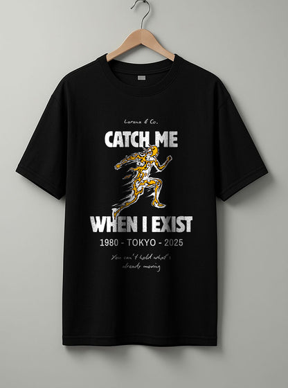 Catch Me T-Shirt – Black, White & Beige