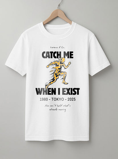 Catch Me T-Shirt – Black, White & Beige