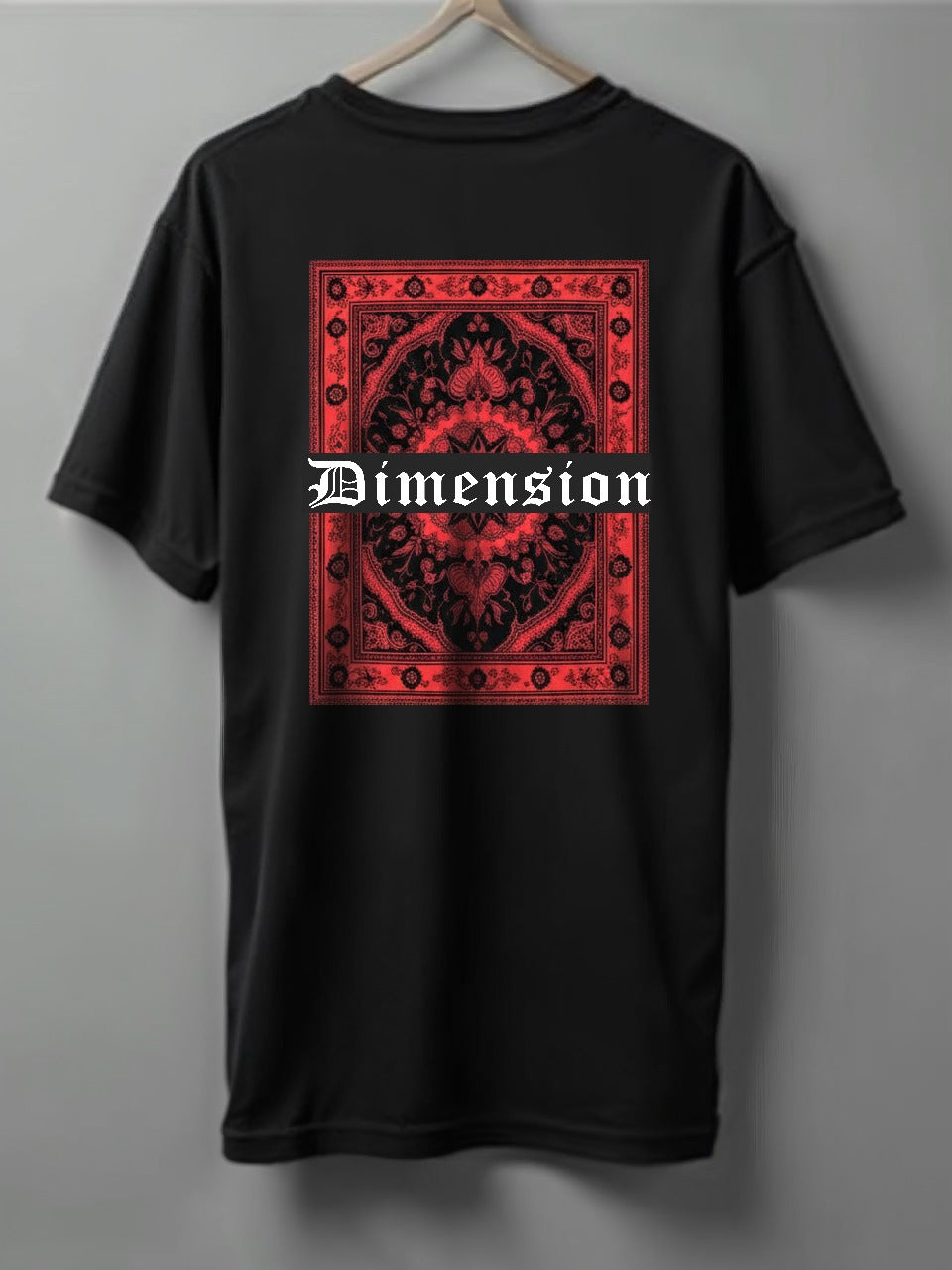 Printed Tee Drop shoulder Dimantion