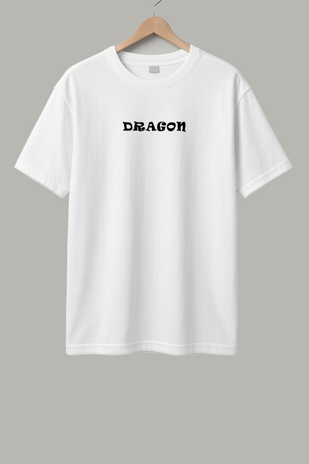 Dragon T-Shirt - White & Beige