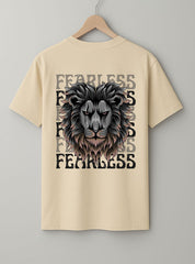 Fearless T-Shirt – Black, Beige & White