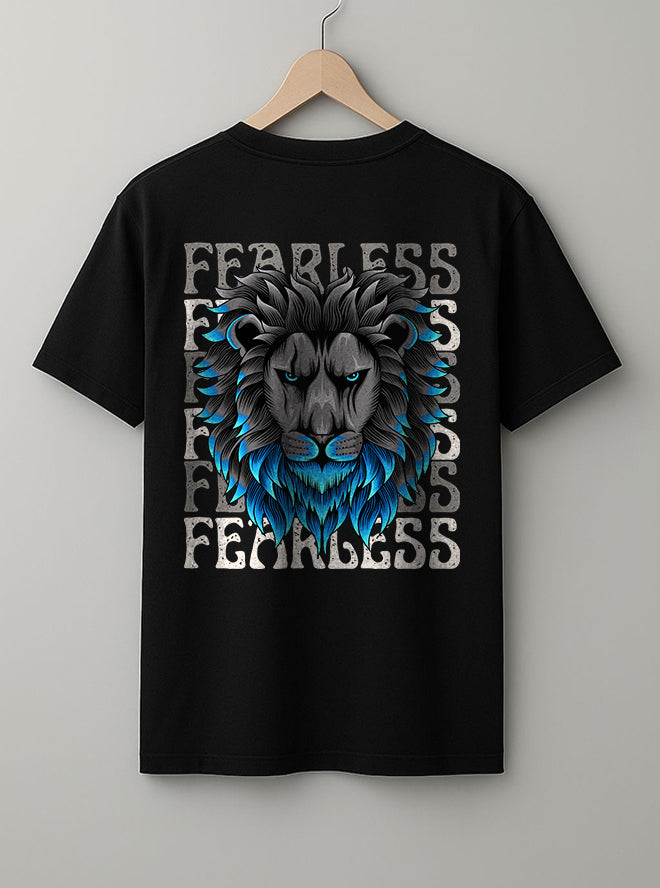 Fearless T-Shirt – Black, Beige & White