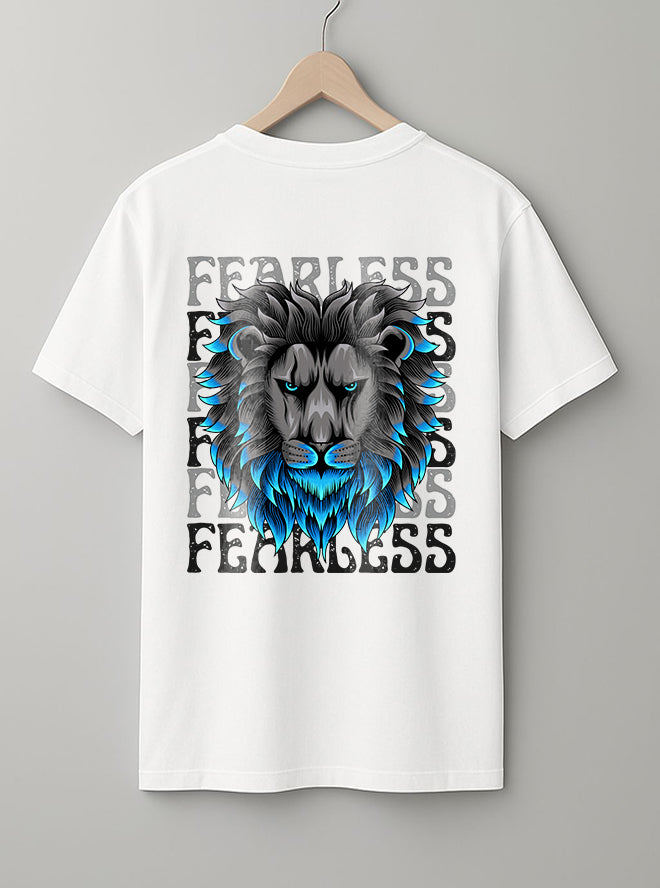 Fearless T-Shirt – Black, Beige & White