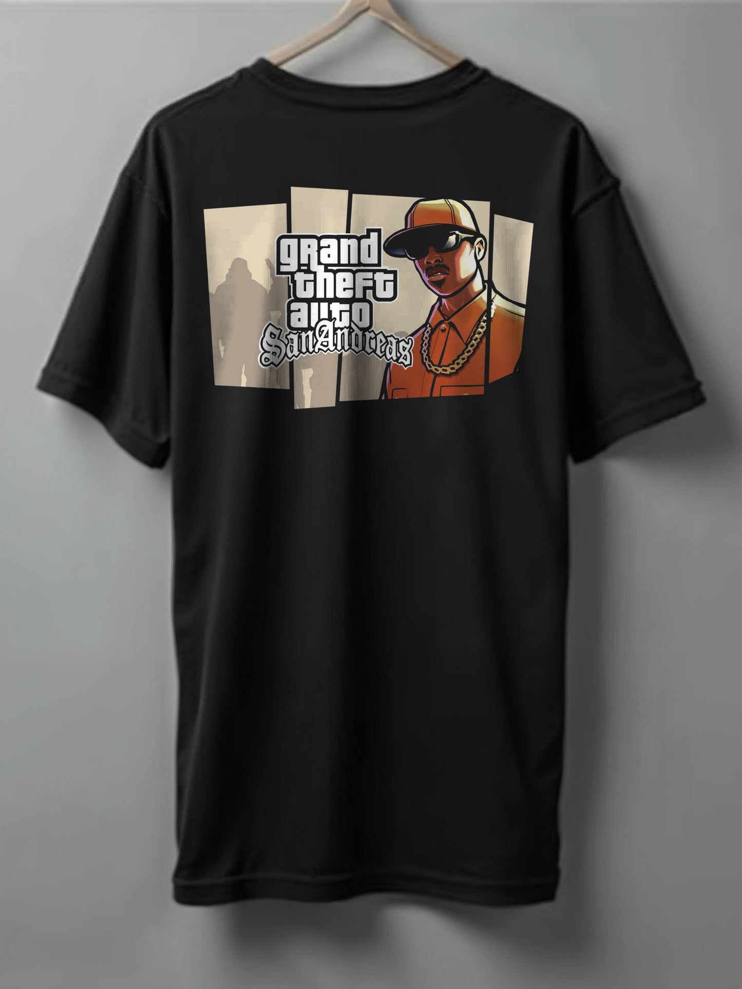 Printed Tee Drop shoulder Grand Theft Auto San Andreas