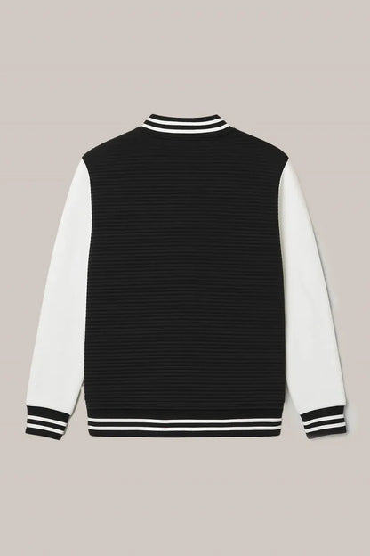 Baseball Jacket Line – Black & White Bold Style