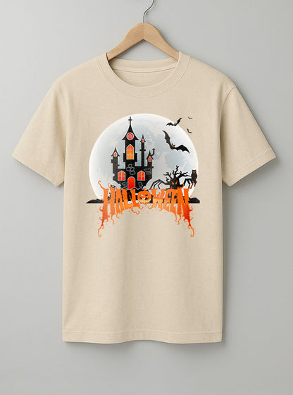 HALLOWEEN T-Shirt – Beige & Black