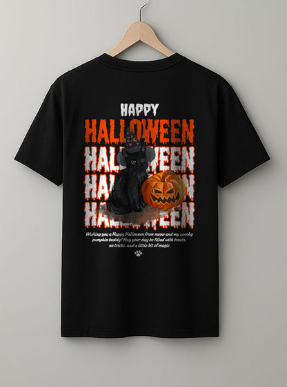 HALLOWEEN T-Shirt – Black, Beige & White