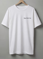 Happy MothersDay Oversized T-Shirt – Black, Maroon & White