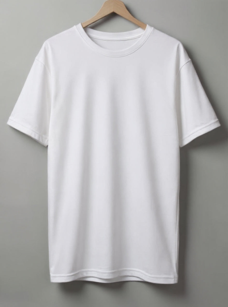 I am Watching Oversized T-Shirt – Beige, White & Maroon