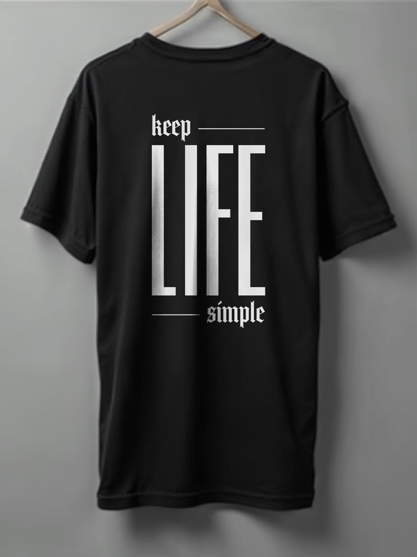 Printed Tee Drop shoulder Life